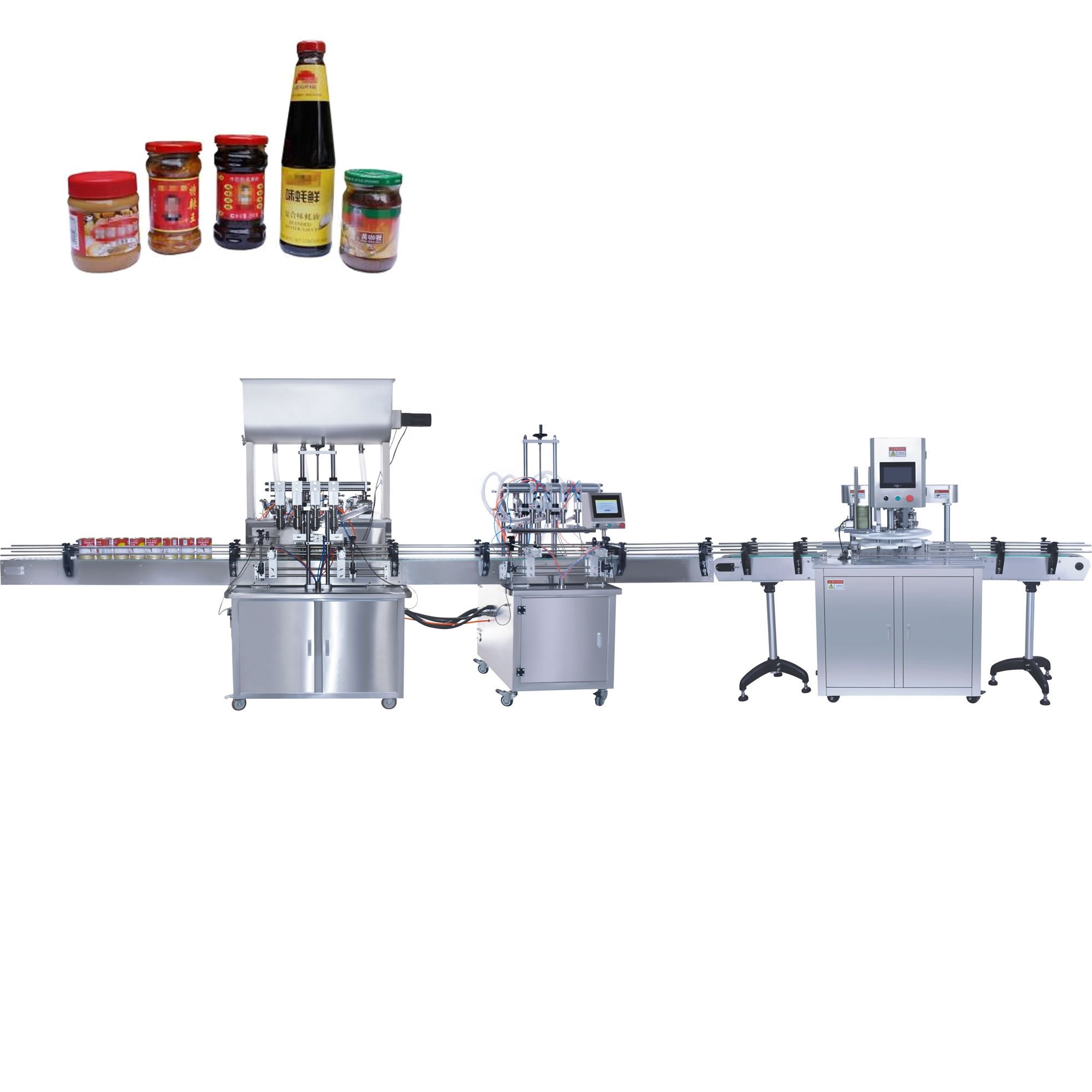 Auto Production Line Equipment Product Line Factory Price Automatic Vial Rotary Filling Capping Machine