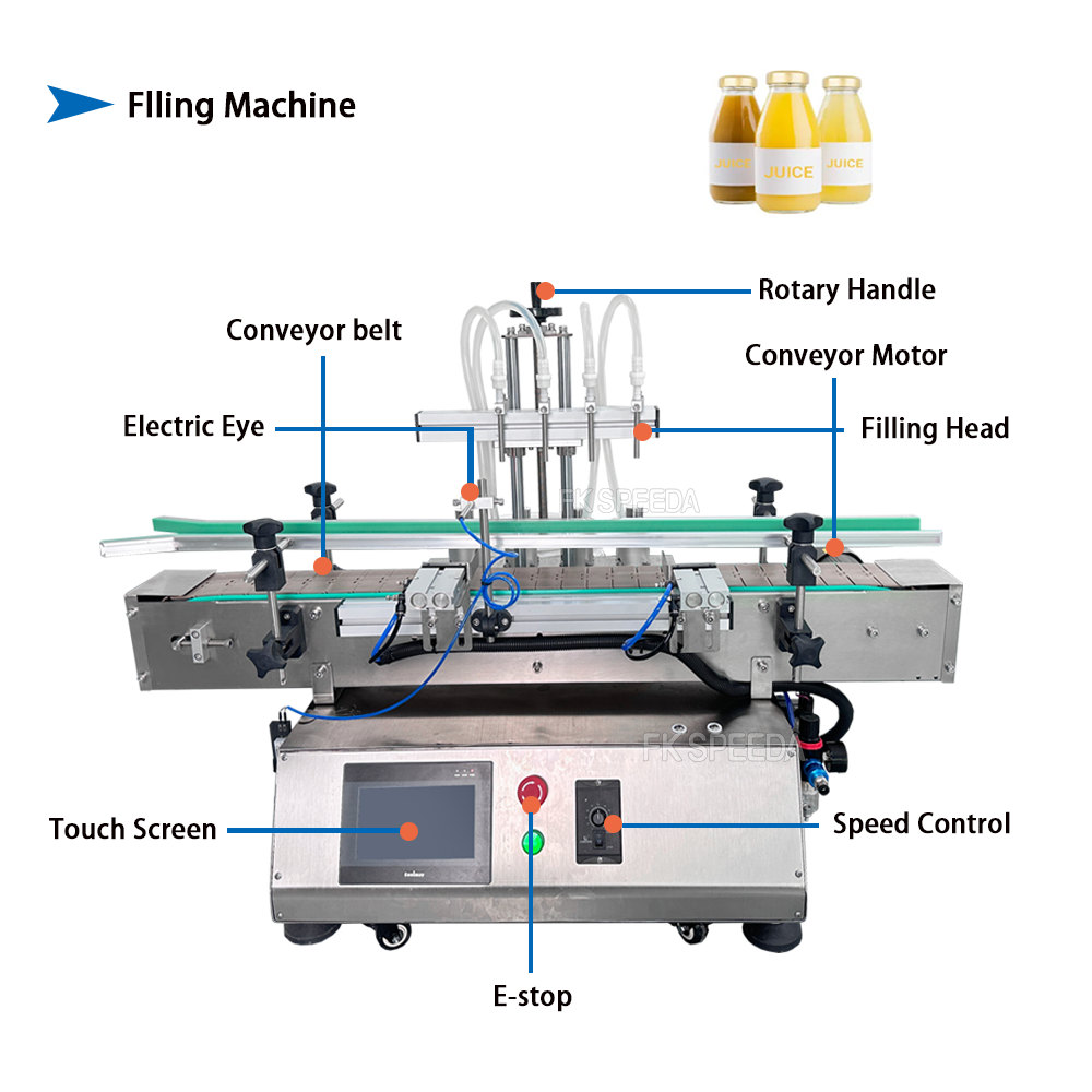 Cosmetics Beverage Filler Fragrance Vacuum Liquid Small Bottle Perfume Filling Machine Small Production Line