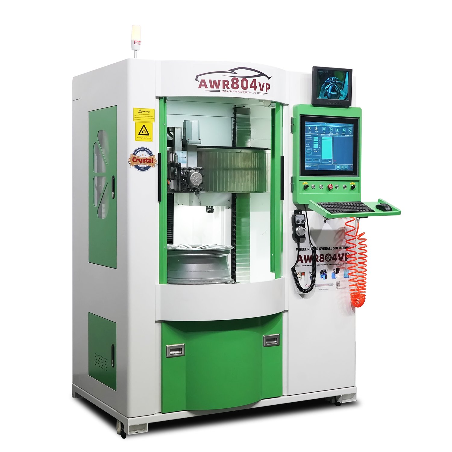 Professional Alloy Wheel Repair Machine AWR804VP With Small Body and High Working Efficiency