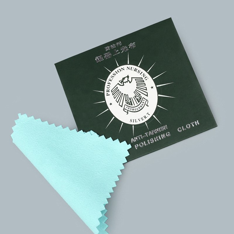10pc Strong Power Silver-plate Polishing Cloth Necklace Bracelet Ring Anti Tarnish Jewelry Cleaner Tool Maintain Diy Accessories
