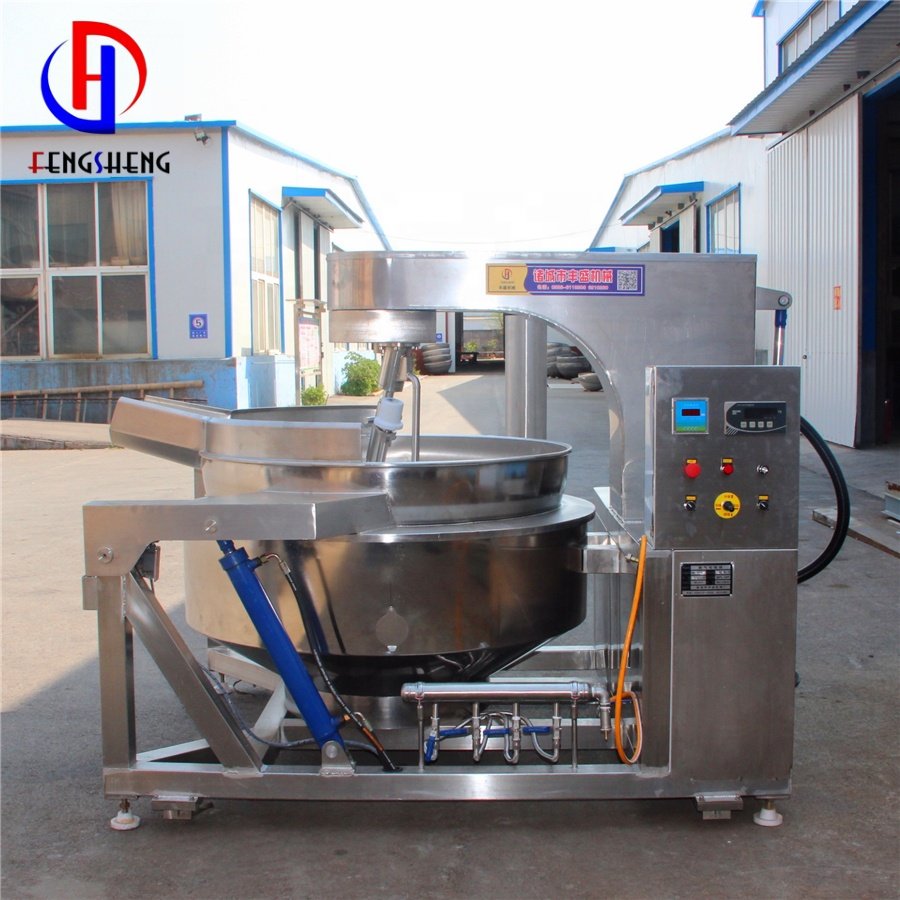 Commercial Automatic Stir Fry Cooker Auto Food Cooking Machine