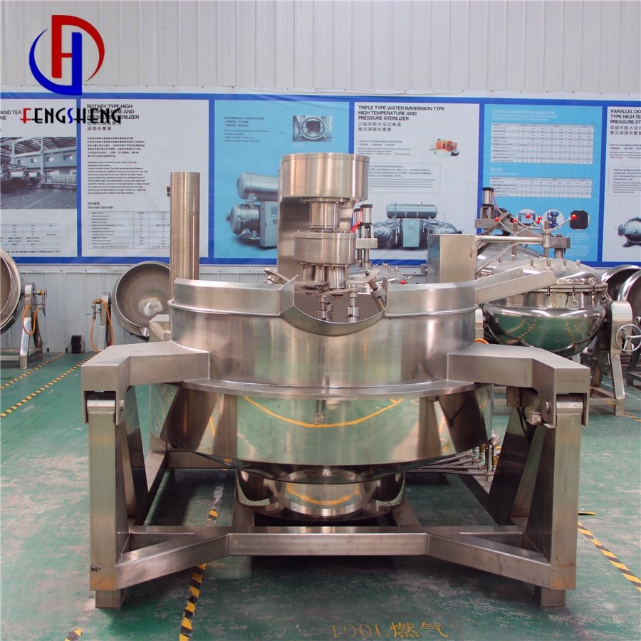 Commercial Automatic Stir Fry Cooker Auto Food Cooking Machine