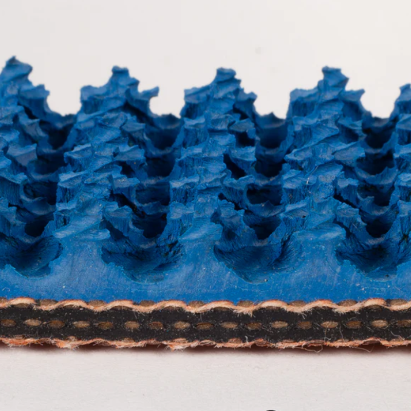 Customized size rough top rubber belt conveyor belt ribbed rubber