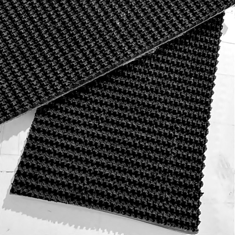 Customized size rough top rubber belt conveyor belt ribbed rubber