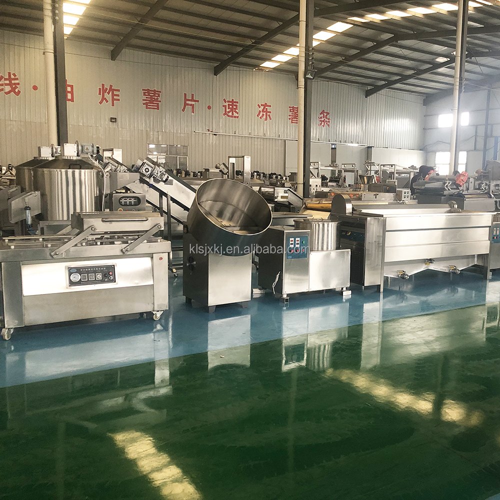 KLS Low-Cost Semi-Auto Fried Chips Making Line French Fries Equipment for Restaurants and Manufacturing Plants