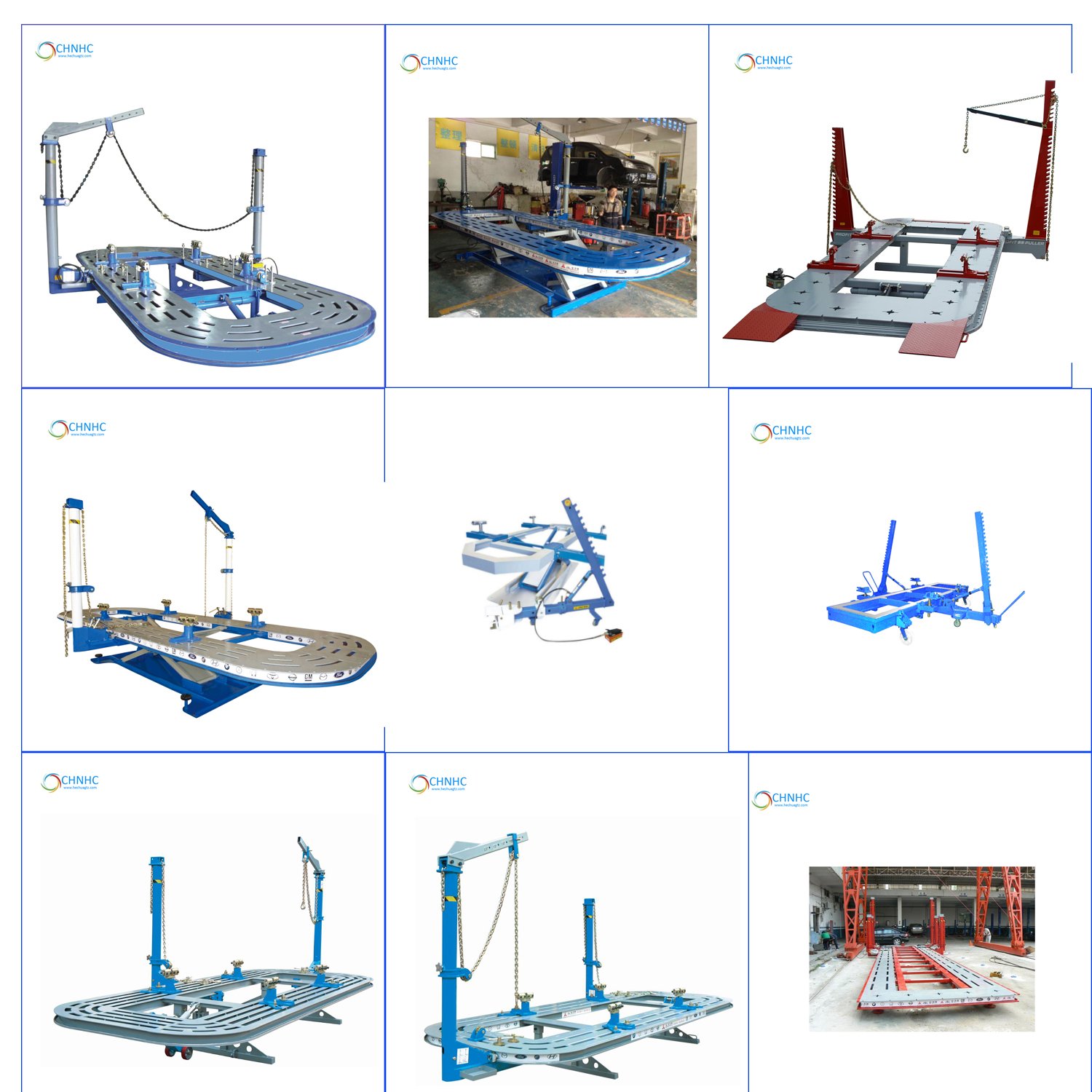 Good Price of Auto Workshop Equipment Car Body Repair System for Sale Car Pulling Bench