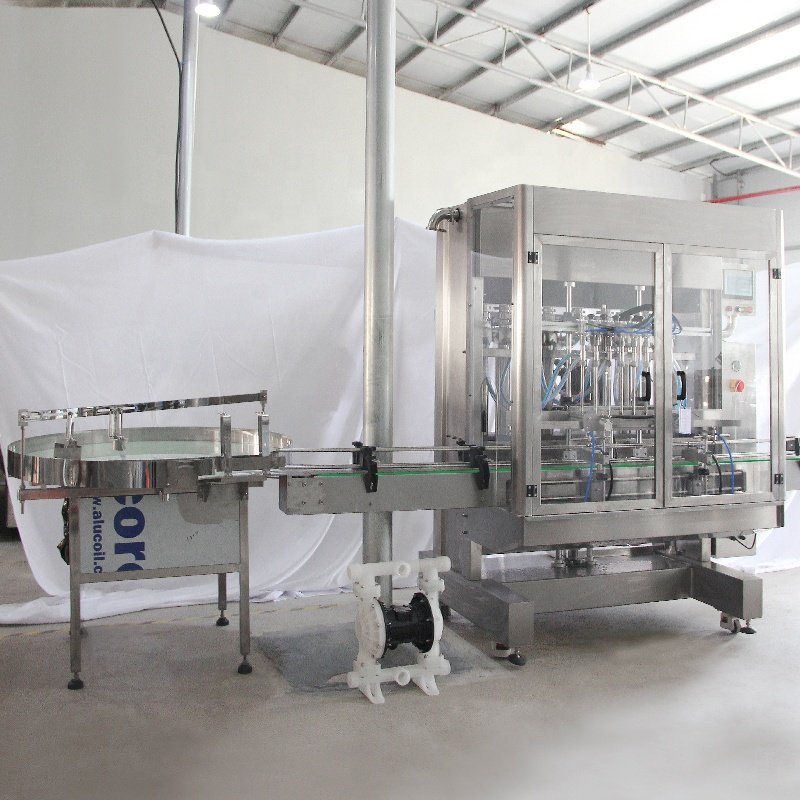 50-5000Ml 1 Gallon Filling Machine Liquid Detergnet Soap Oil Shampoo Refill Auto Filling Bottling Capping and Labeling Machine