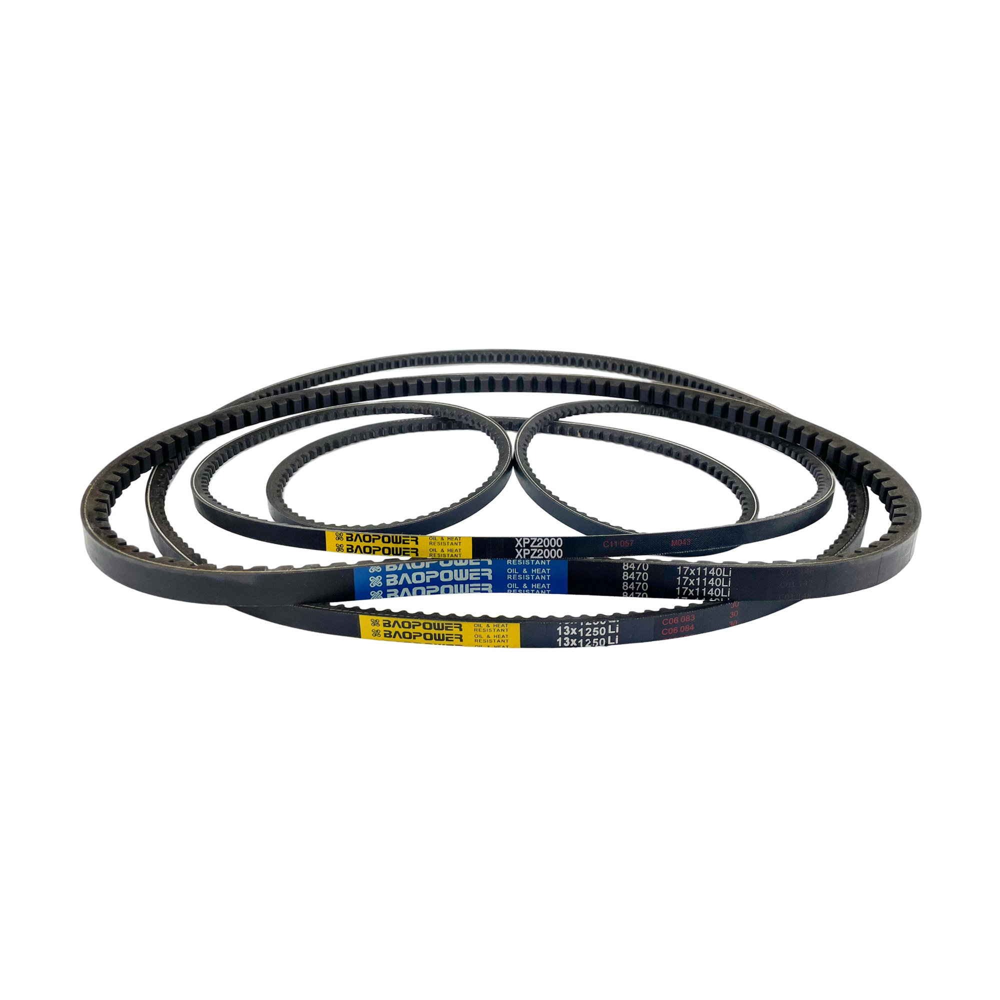 Transmission Industrial Rubber V Belt XPB Cogged Three Classical V Belts