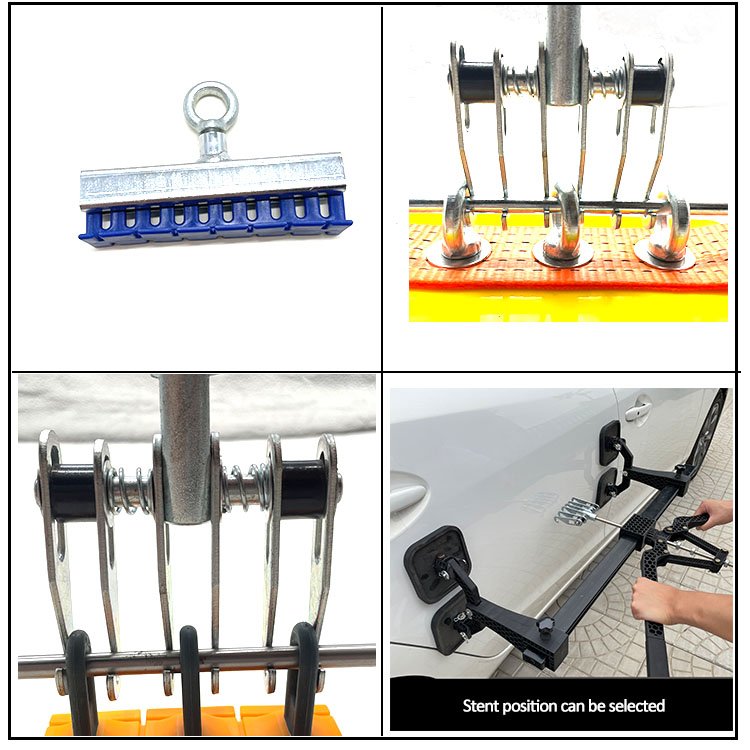 FUNISI Car Body Dent Repair Tool Kit Dent Puller Kit Dent Pull Bridge