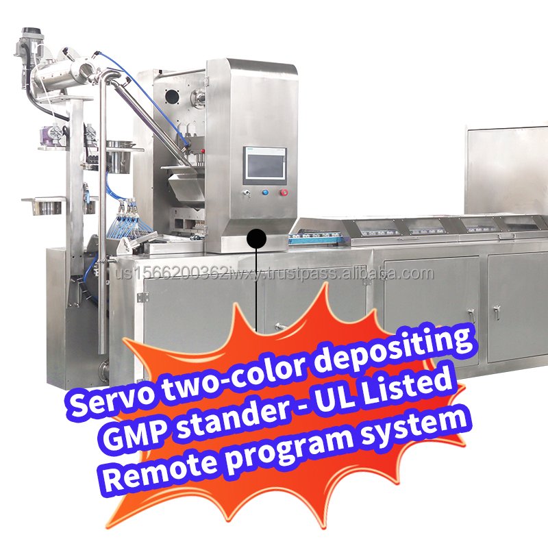 M40 Small Auto starch-less depositing gummy depositor machine gummy bear machine production line