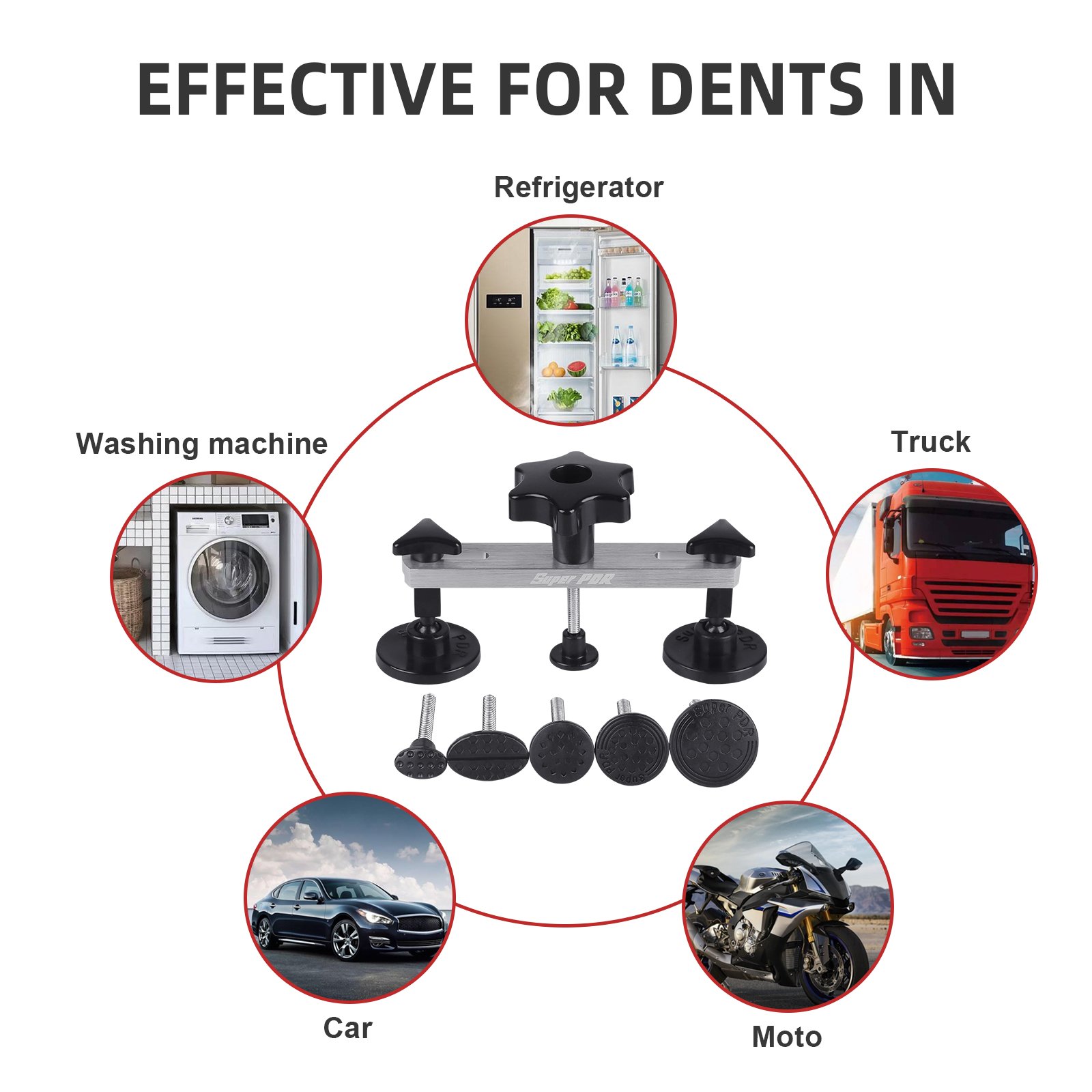 Super PDR Tools Car Dent Removal Professional PDR Dent Repair Tools With Simple Operation