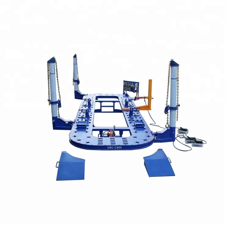 Popular Star Holes Sliding Platform 10T Hydraulic Pulling/pushing System Car Bench Quality Garage Frame Machine Collision Repair