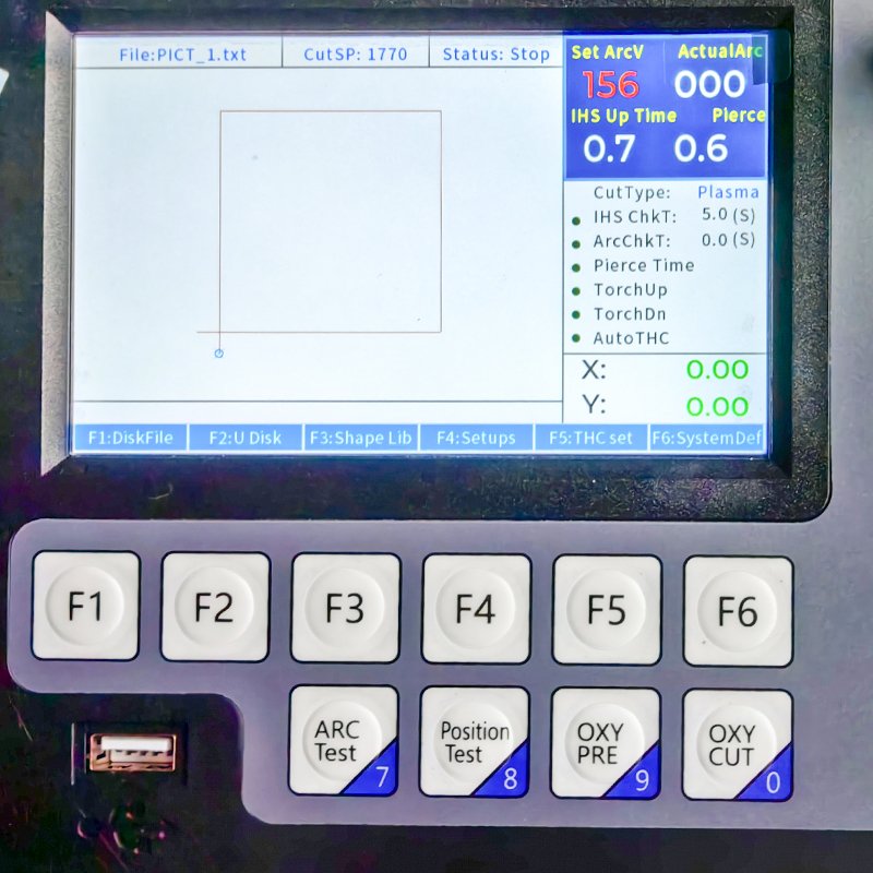 Portable Plasma Cutting Machine for Multiple Use Project Sheet Metal Cut F2100K System Auto Height Control Torch G Code Read