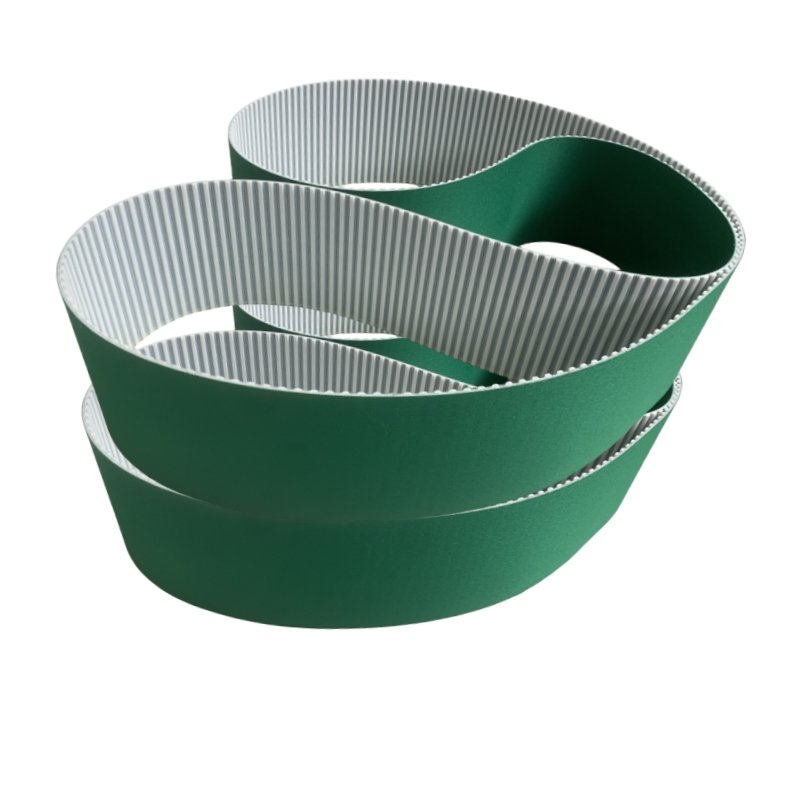 NFB Polyurethane Timing Belt T10 Steel Core with Back Side Green Fabric