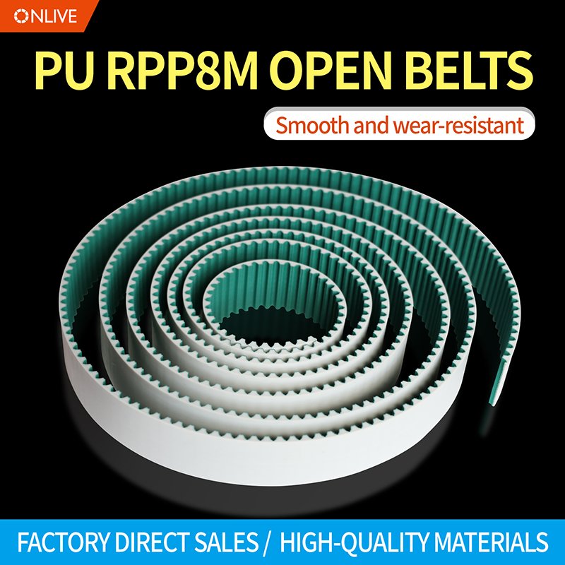 Wide H,L,MXL,HTD,STD,T,AT,RPP Different Types Pu Transmission Timing Belt Manufacturer