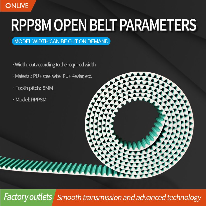 Wide H,L,MXL,HTD,STD,T,AT,RPP Different Types Pu Transmission Timing Belt Manufacturer