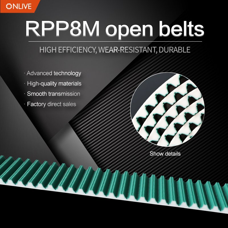 Wide H,L,MXL,HTD,STD,T,AT,RPP Different Types Pu Transmission Timing Belt Manufacturer