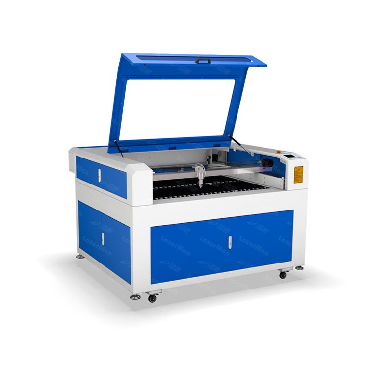 New materials LM-9060-1 100W Co2 laser engraving cutting machine with high engraving speed
