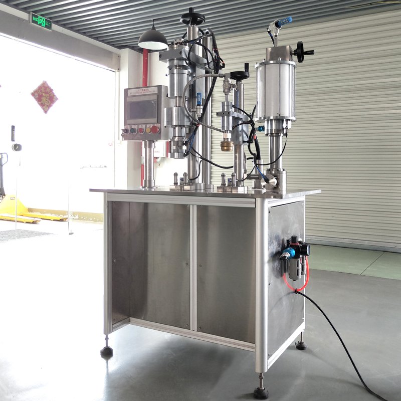 High Quality Semi Automatic Aerosol Spray Can Gas Filling Machine Propane Butane Lpg Butane Gas Filling Machine