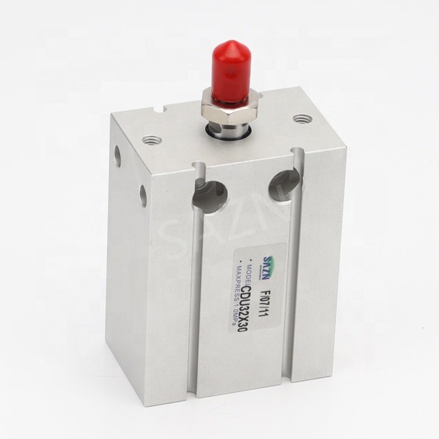 Multi-position Compact Clamping CDU CU Double Acting Single Rod Pneumatic Cylinder Free Mount Cylinder