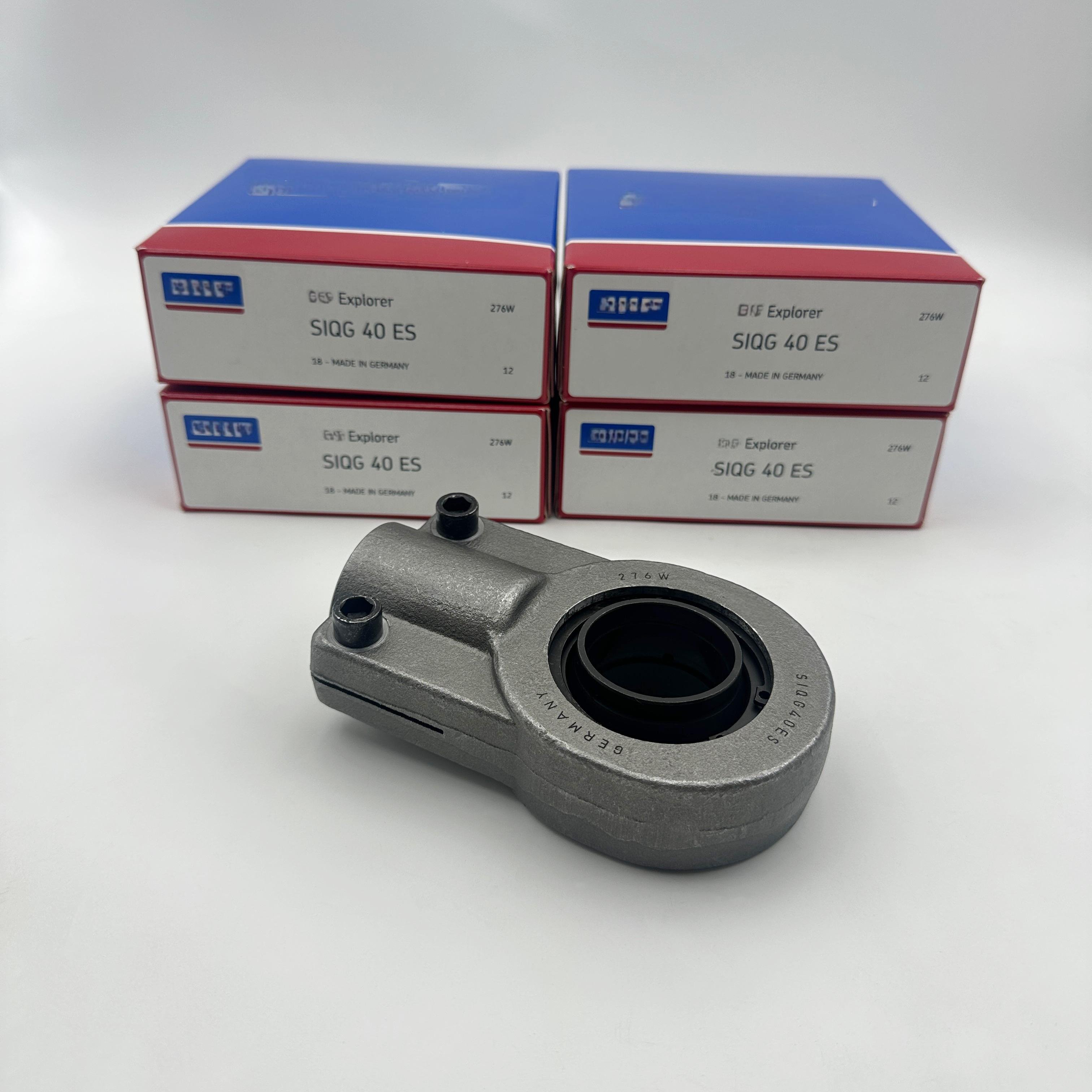 SIQG 40 ES 40*95*40mm Female threaded steel-on-steel rod ends for hydraulic cylinders
