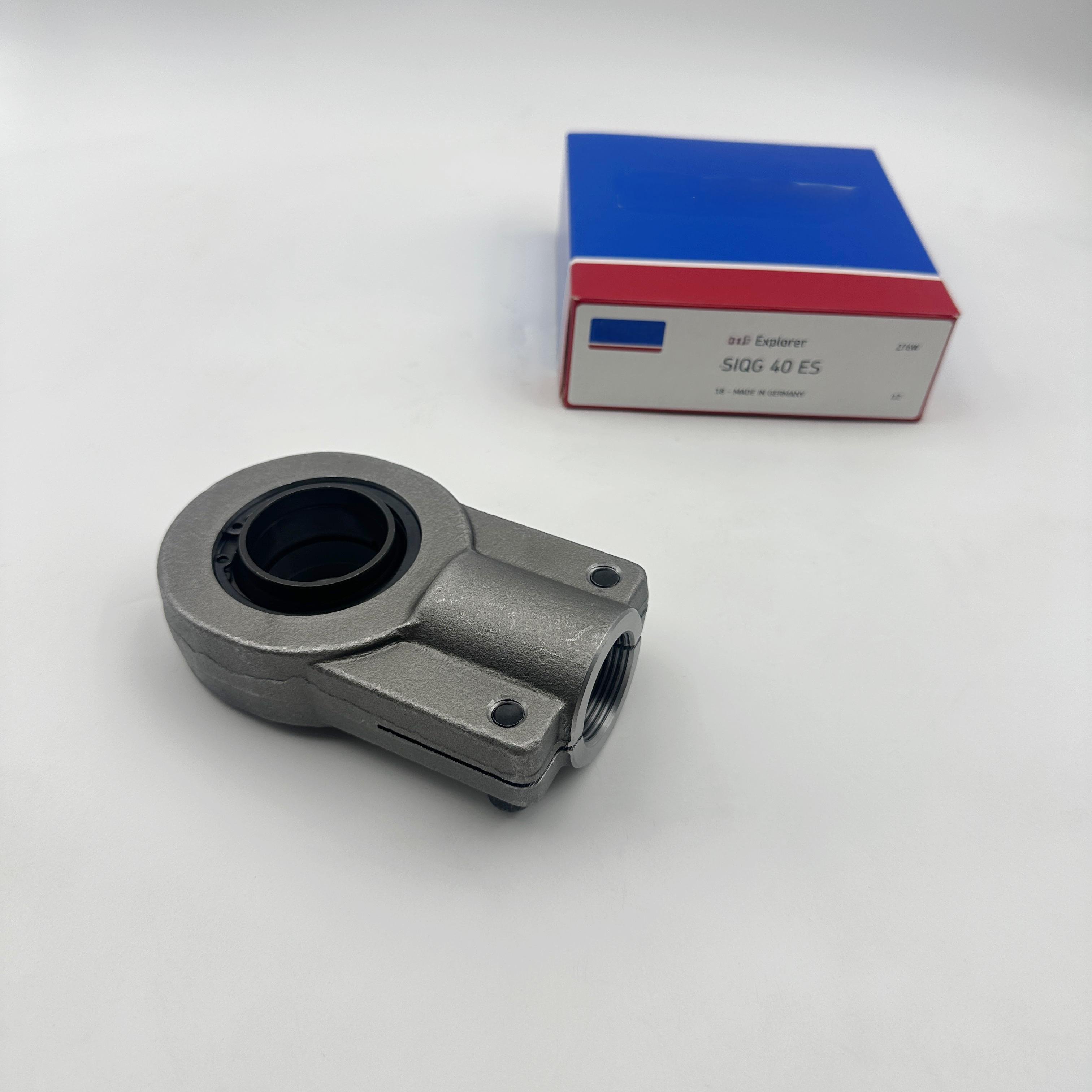 SIQG 40 ES 40*95*40mm Female threaded steel-on-steel rod ends for hydraulic cylinders