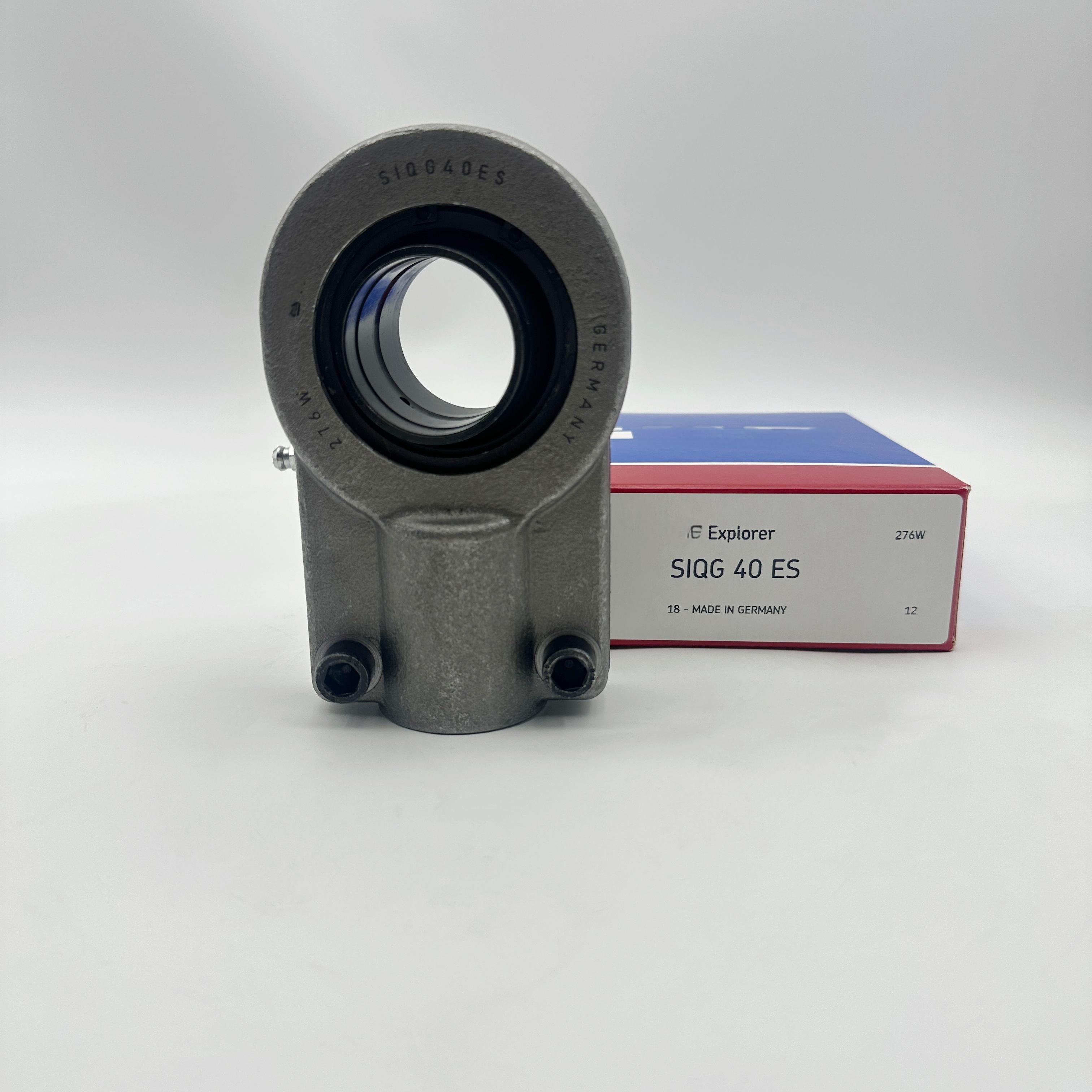 SIQG 40 ES 40*95*40mm Female threaded steel-on-steel rod ends for hydraulic cylinders