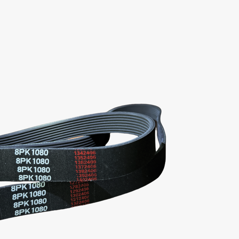 High Performance Poly V Belt 6PK 2040 Power Rubber PK Belt Customized OEM Timing Fan Ribbed Belt for Transmission