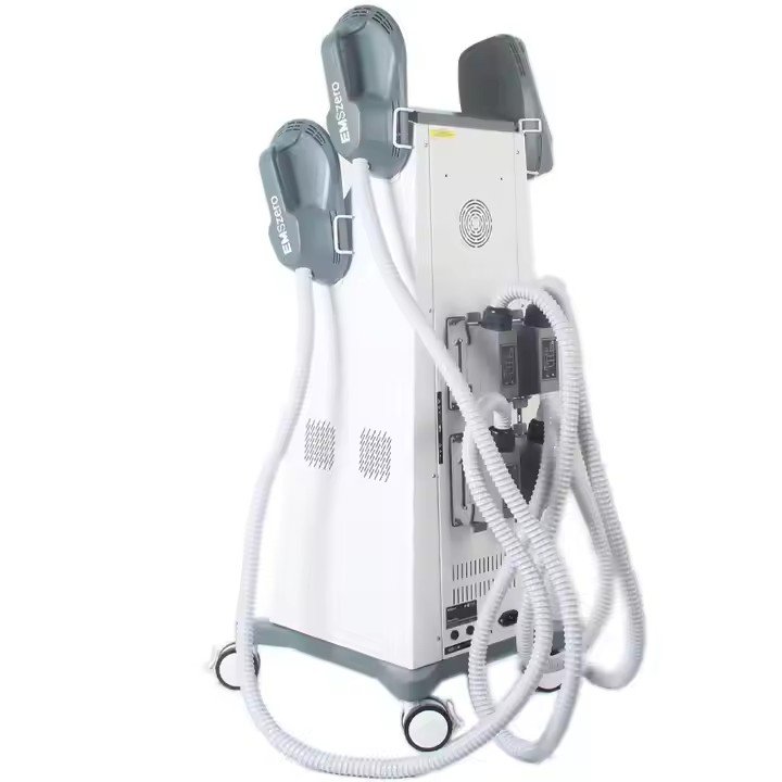 High-intensity EMS Radio Frequency Muscle Slimming and Fat Reduction Machine with 2 Handles or 4 Handles for Pelvic Floor Repair