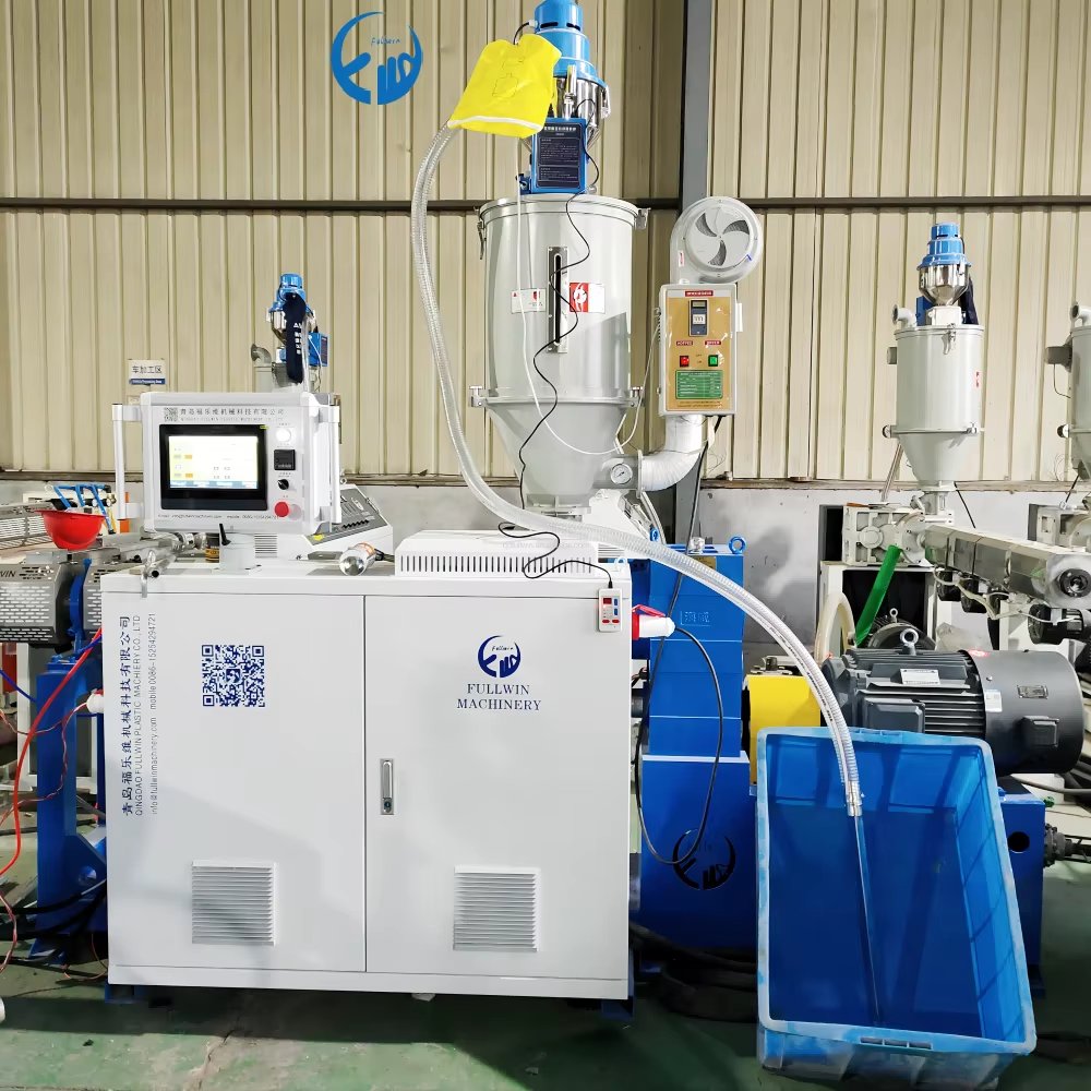 FULLWIN High Output Fast Speed Plastic Industries New PVC HDPE Flat Joint Shisha Hookah Corrugated Pipe Hose Making Machine