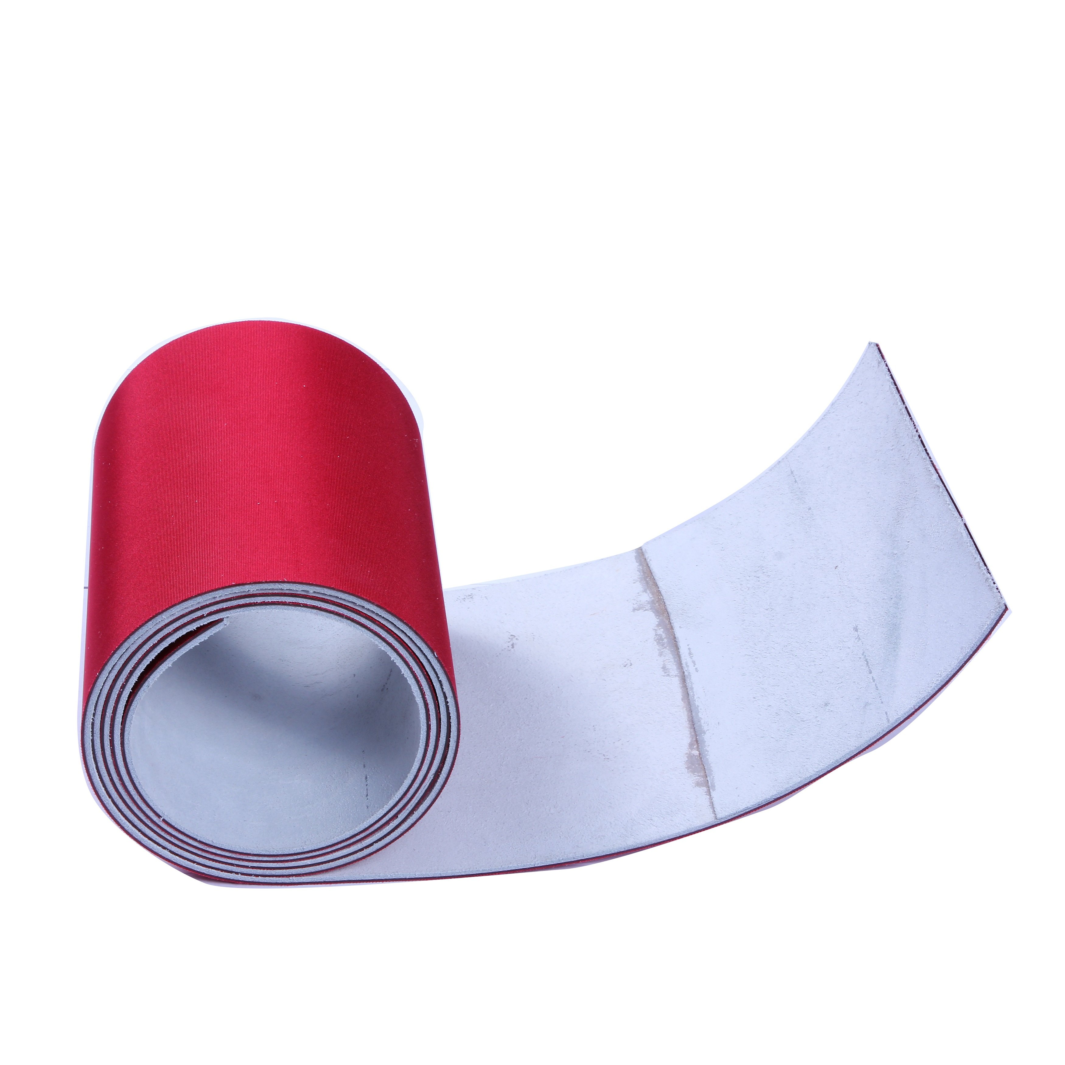 3.0mm Red Fabric Leather Power Transmission Conveyor Belt