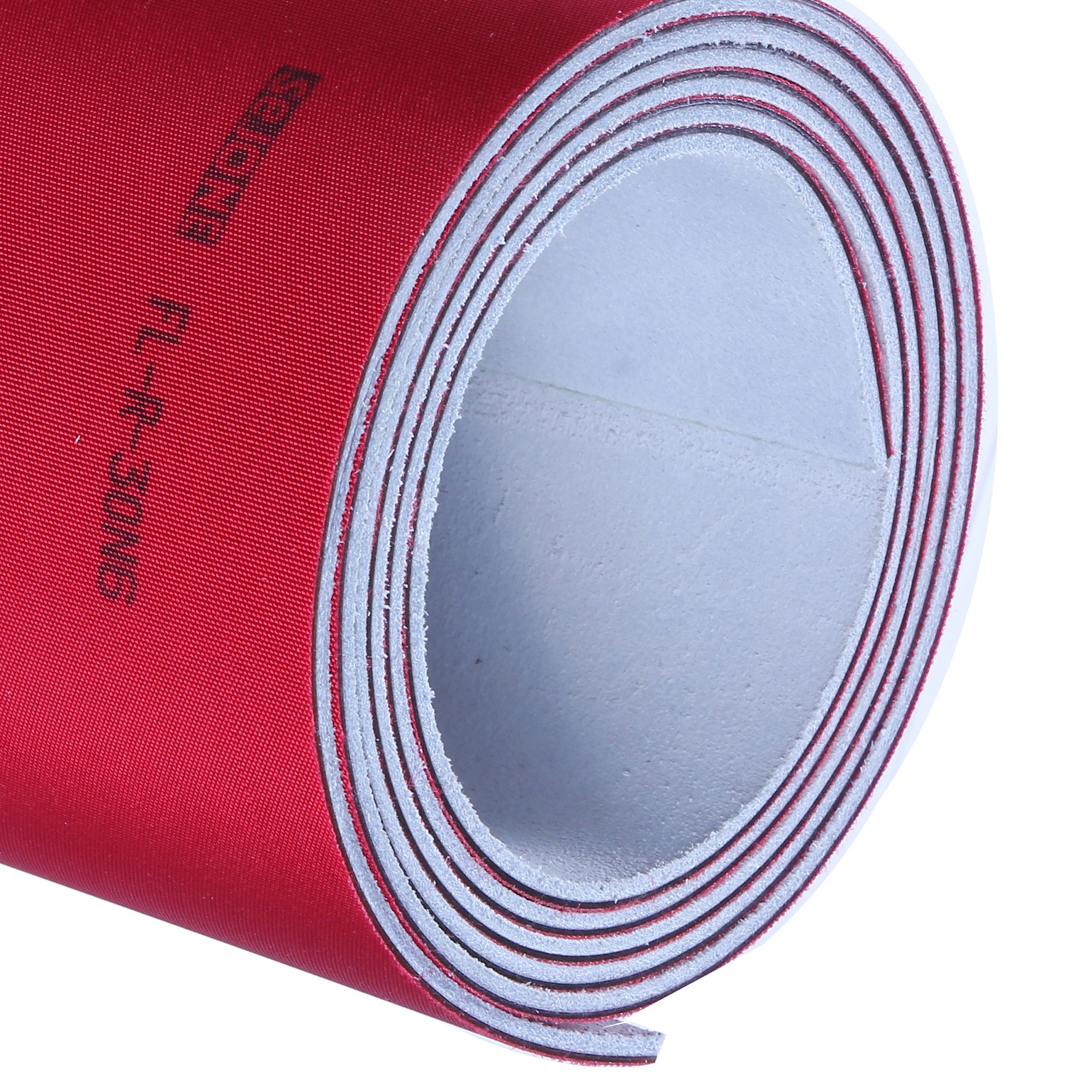 3.0mm Red Fabric Leather Power Transmission Conveyor Belt