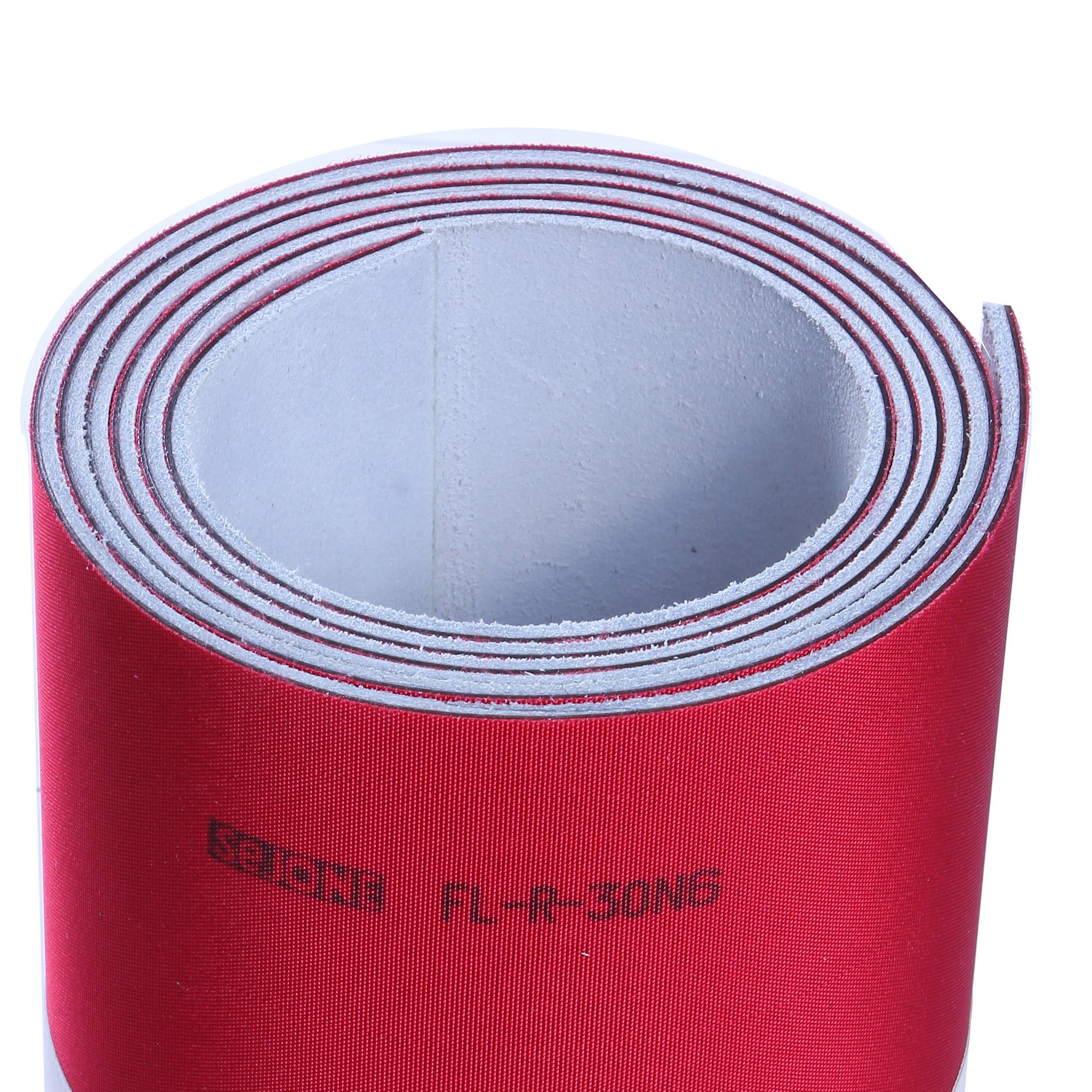 3.0mm Red Fabric Leather Power Transmission Conveyor Belt