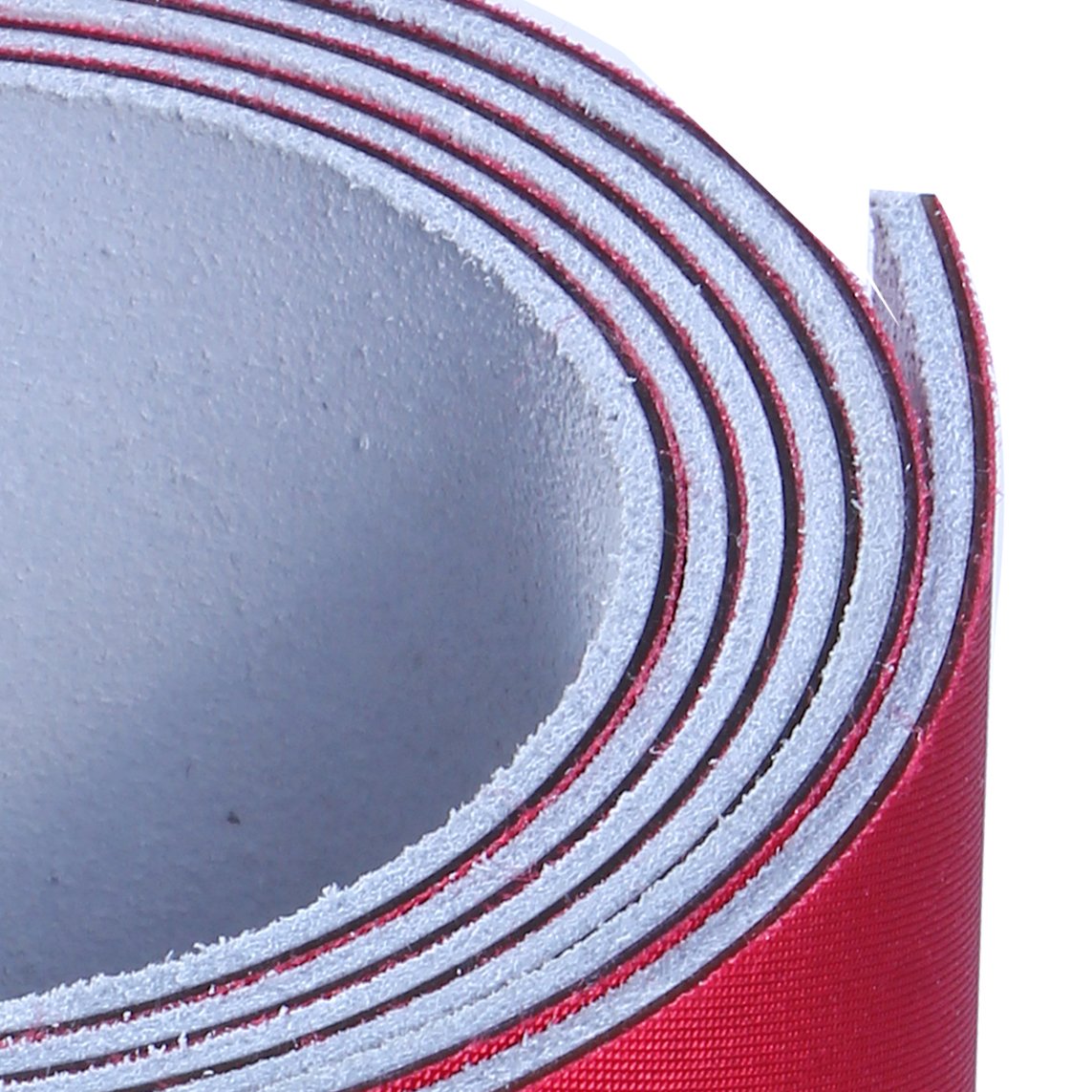 3.0mm Red Fabric Leather Power Transmission Conveyor Belt