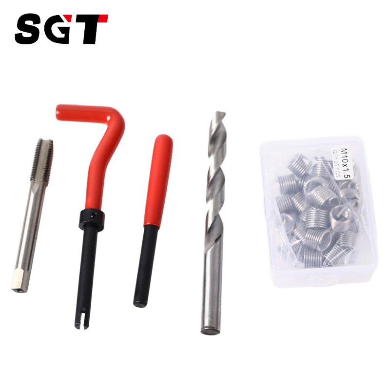 261pcs Metric Imperial Thread Repair Kit High Speed Steel 4241 for Automotive Switch Equipment