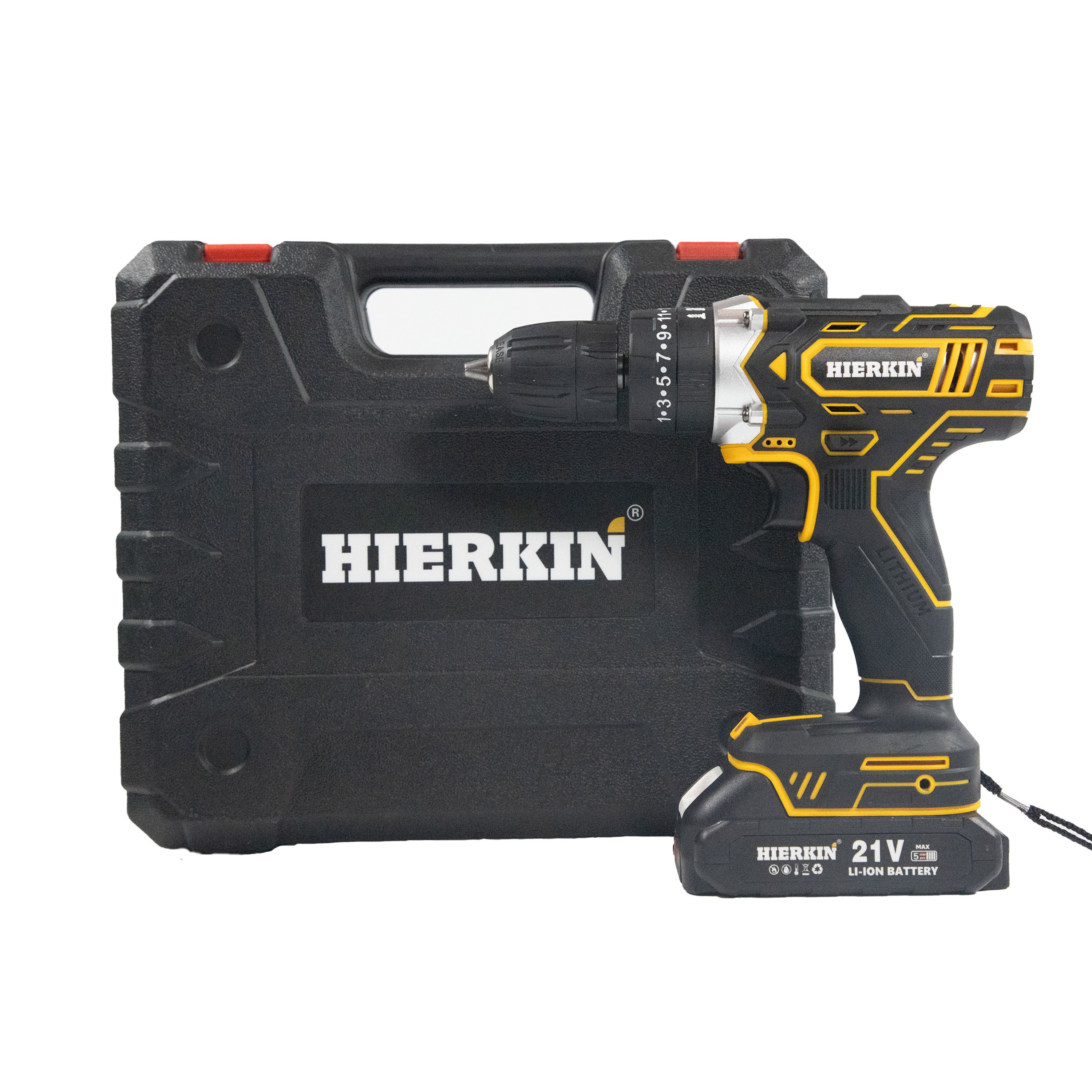 HIERKIN for DIY Works Drilling tools set box battery accessories cordless drill electric screwdriver other electrical equipment
