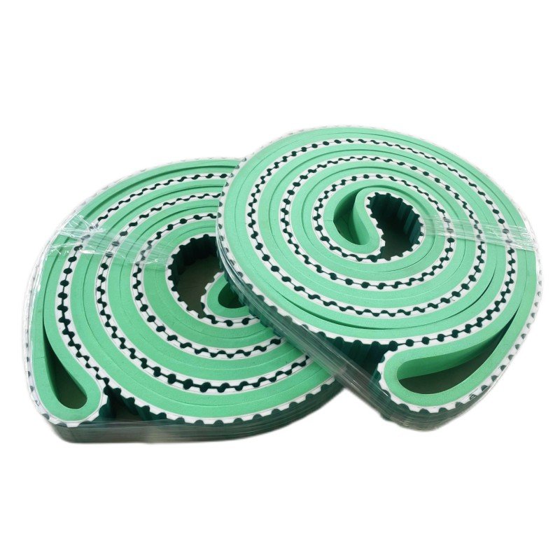 High Quality AT 20 Timing Belt Add Green PU foam Can Be Customized Seamless Drive Belt Industry Transmission Belt