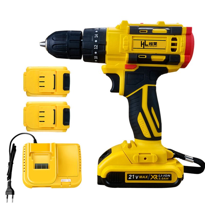 Henglai Hot selling battery pack for power craft cordless drill hand machine electric holder mini tools Cordless Drill power