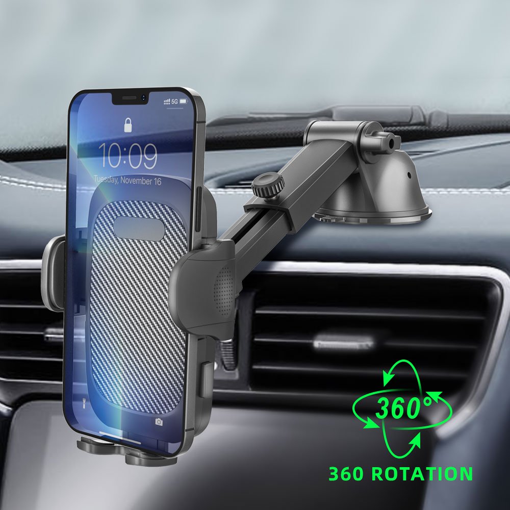Wholesale Manufacturer Phone Accessories Holder Cell Phone Holder Car Mount Mobile Stand Flexible Neck Car Phone Holder Bracket