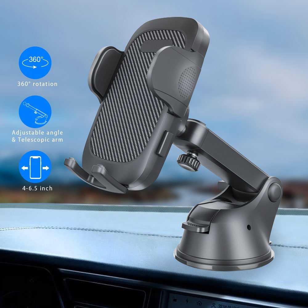 Wholesale Manufacturer Phone Accessories Holder Cell Phone Holder Car Mount Mobile Stand Flexible Neck Car Phone Holder Bracket
