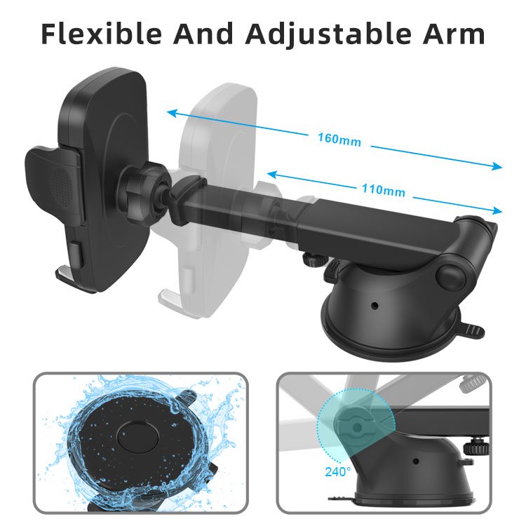 Wholesale Manufacturer Phone Accessories Holder Cell Phone Holder Car Mount Mobile Stand Flexible Neck Car Phone Holder Bracket