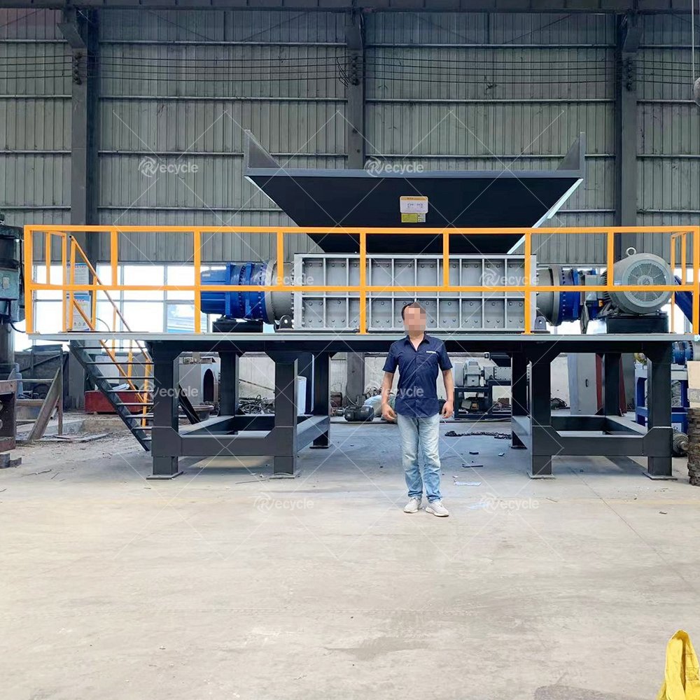 Industrial Wood Tire Metal Shredder Heavy Duty Container Plastic Car Body Scrap Car Shredder Plastic Shredder Machine