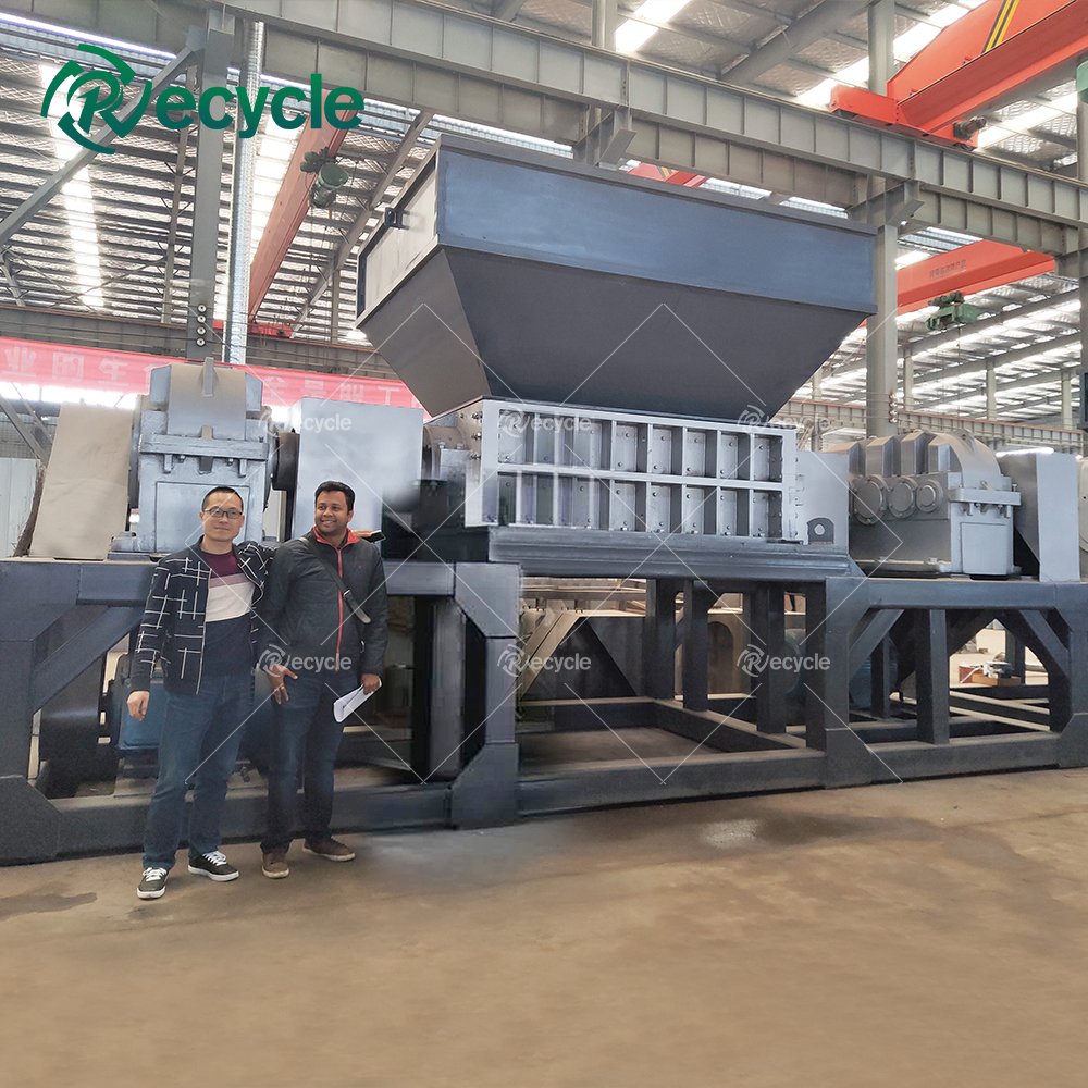 Industrial Wood Tire Metal Shredder Heavy Duty Container Plastic Car Body Scrap Car Shredder Plastic Shredder Machine