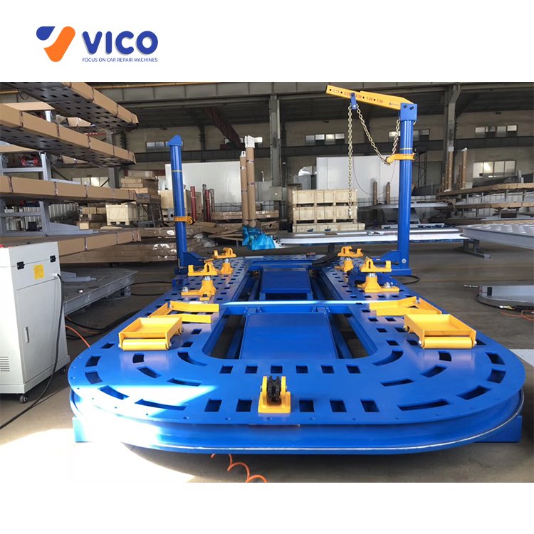 Vico Car Repair Pulling Rack /Auto Frame Bench Electric Control, Full Straightening Auto Body Lift 4T Wholesale Price #VF5400 CE