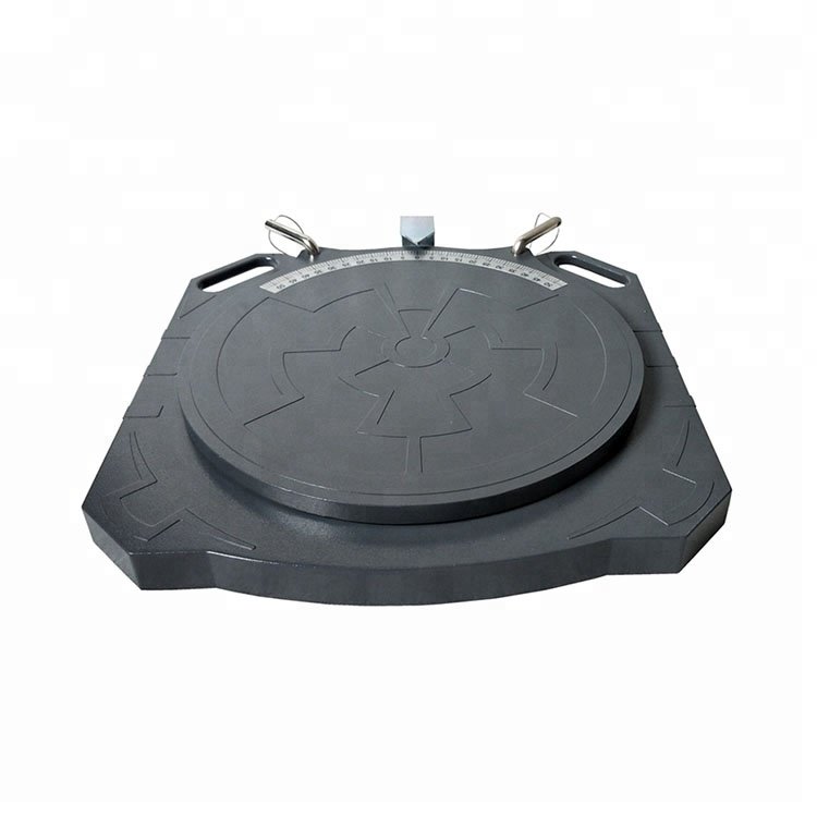 Car 3d wheel alignment and balancing machine tools 2 ton aluminum turn plate with rubber accessory