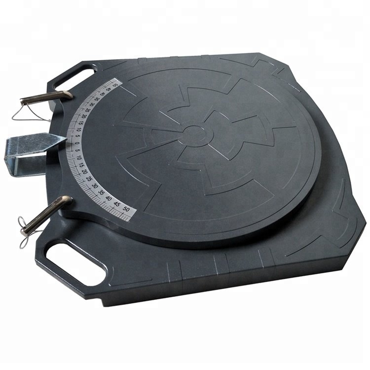 Car 3d wheel alignment and balancing machine tools 2 ton aluminum turn plate with rubber accessory