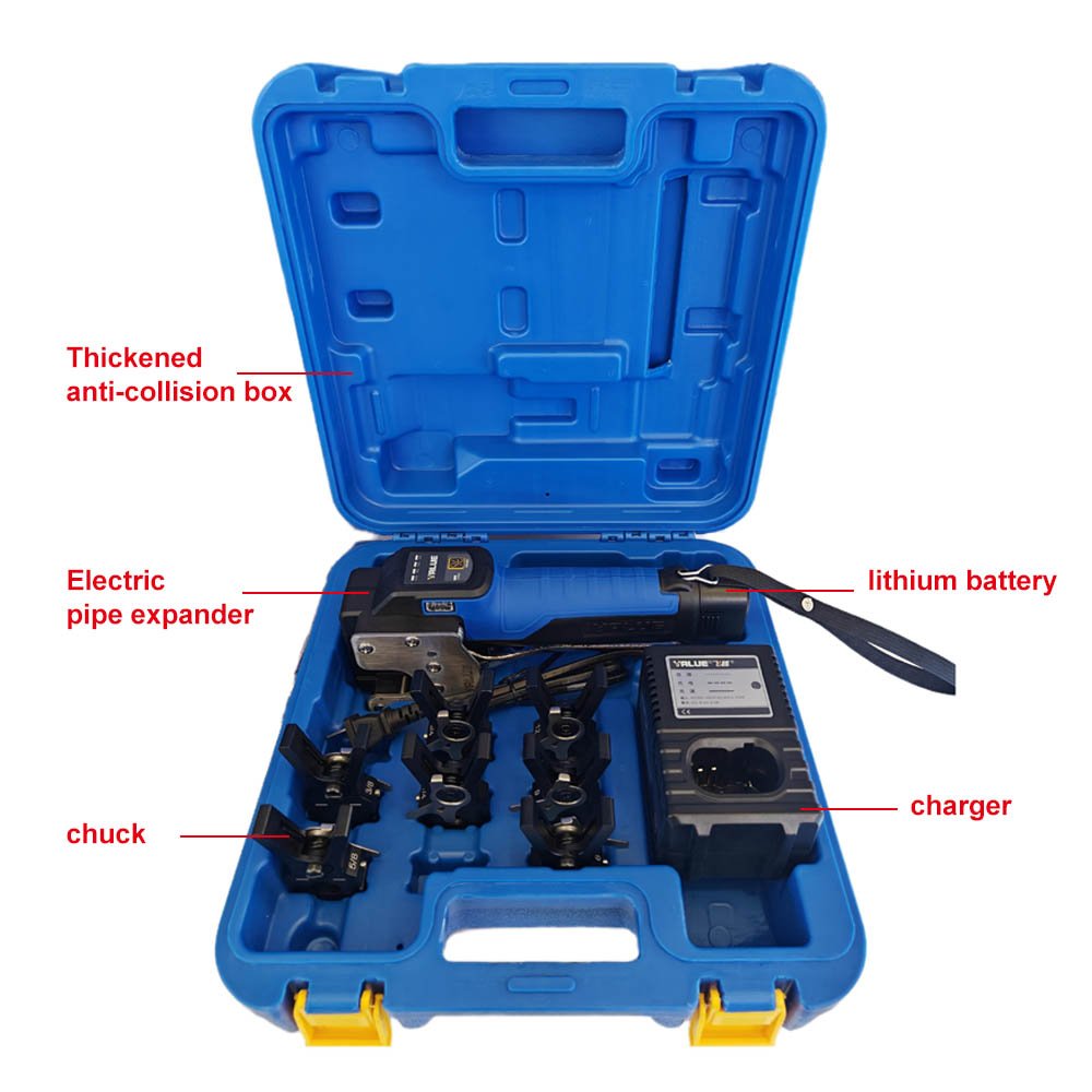 VALUE Tube Expander VEF-2 Portable High Performance Electric Tube Expander Machine HVAC Flaring Other Hand Tools