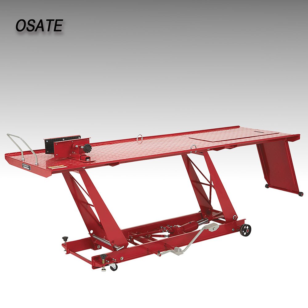 Osate Parallel Motorbike Stand Lift 1000 Lbs Steel Hydraulic Pneumatic Motorcycle Lift