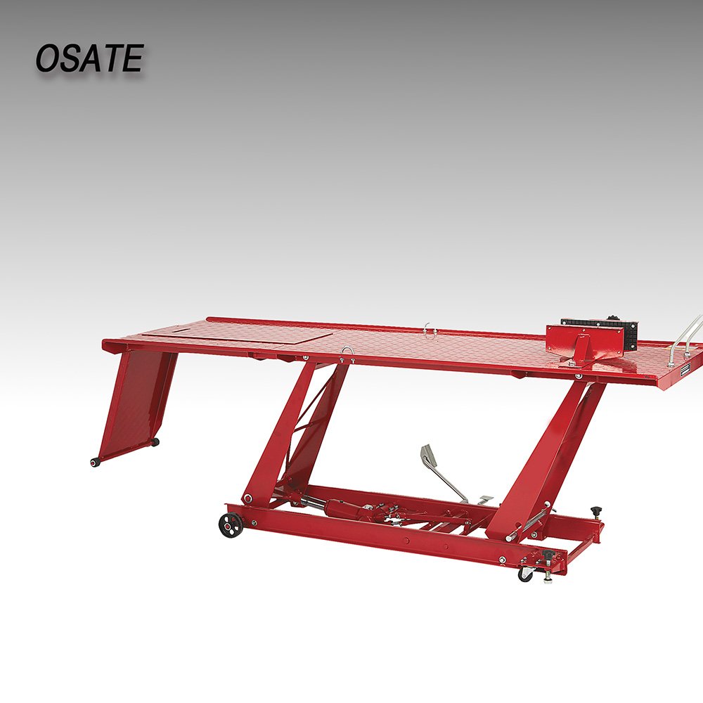 Osate Parallel Motorbike Stand Lift 1000 Lbs Steel Hydraulic Pneumatic Motorcycle Lift