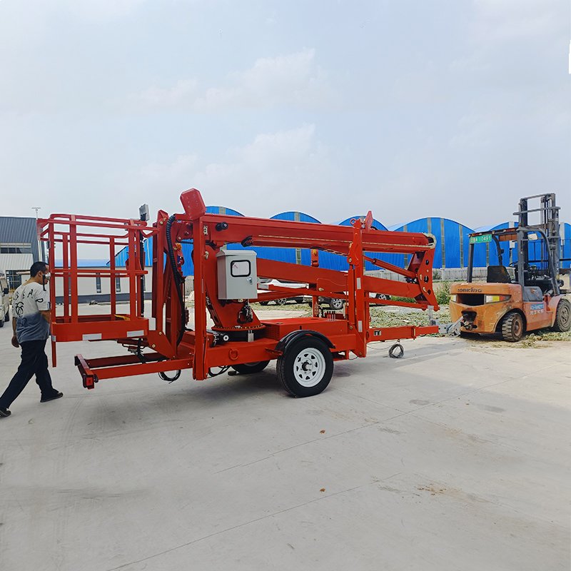 New AWP Man Lifts Chassis-Mounted Telescopic Trailer Hydraulic Platform Lift Motor Towable Articulated Boom Nacelle Lifts